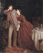 George Elgar Hicks Woman's Mission:Companion of Manhood oil painting artist